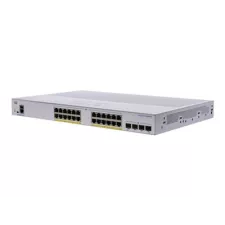 obrázek produktu Cisco Business 250 Series CBS250-24P-4X - Přepínač - L3 - inteligentní - 24 x 10/100/1000 (PoE+) + 4 x 10 Gigabit SFP+ - Lze montovat do