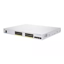 obrázek produktu Cisco Business 250 Series CBS250-24FP-4G - Přepínač - L3 - inteligentní - 24 x 10/100/1000 (PoE+) + 4 x gigabitů SFP - Lze montovat do 