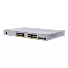 obrázek produktu Cisco Business 350 Series 350-24P-4G - Přepínač - L3 - řízený - 24 x 10/100/1000 (PoE+) + 4 x gigabitů SFP - Lze montovat do rozvadě