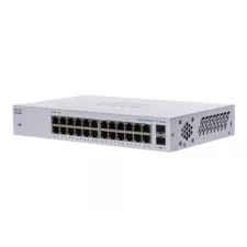 obrázek produktu Cisco Business 110 Series 110-24T - Přepínač - neřízený - 24 x 10/100/1000 + 2 x kombinace Gigabit SFP - desktop, Lze montovat do rozv