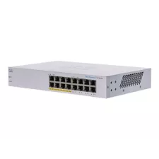 obrázek produktu Cisco Business 110 Series 110-16PP - Přepínač - neřízený - 8 x 10/100/1000 (PoE) + 8 x 10/100/1000 - desktop, Lze montovat do rozvadě