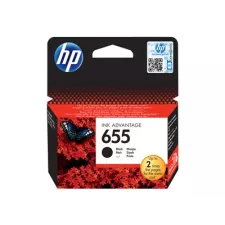 obrázek produktu HP 655 - 14 ml - černá - originální - Ink Advantage - inkoustová cartridge - pro Deskjet Ink Advantage 3525, Ink Advantage 46XX, Ink Ad