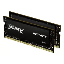 obrázek produktu Kingston FURY Impact - DDR4 - sada - 64 GB: 2 x 32 GB - SO-DIMM 260-pin - 2666 MHz / PC4-21300 - CL16 - 1.2 V - bez vyrovnávací paměti - 