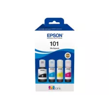 obrázek produktu Epson 101 Multipack - 4-balení - černá, žlutá, azurová, purpurová - originální - inkoustový zásobník - pro Epson L4260, L4266, L