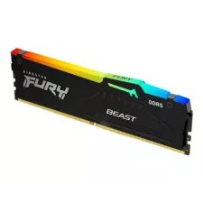 obrázek produktu Kingston FURY Beast RGB - DDR5 - modul - 32 GB - DIMM 288-pin - 5600 MHz / PC5-44800 - CL40 - 1.25 V - bez vyrovnávací paměti - on-die EC