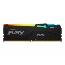 obrázek produktu Kingston FURY Beast RGB - DDR5 - sada - 64 GB: 2 x 32 GB - DIMM 288-pin - 5200 MHz / PC5-41600 - CL40 - 1.25 V - bez vyrovnávací paměti -
