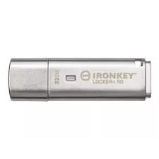 obrázek produktu Kingston IronKey Locker+ 50 - Jednotka USB flash - šifrovaný - 32 GB - USB 3.2 Gen 1