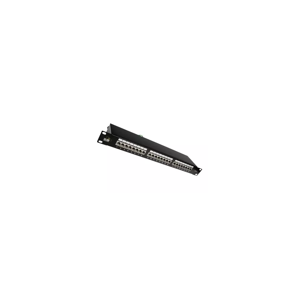 Obrázek produktu Solarix 19" Patch panel STP 24xRJ45 Cat6 1U osazený