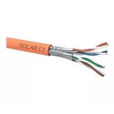 obrázek produktu Solarix SXKD-7-SSTP-LSOH - Kabel horizontální - 500 m - 7.6 mm - SSTP - CAT 7 - neobsahuje halogen - oranžová, RAL 2003