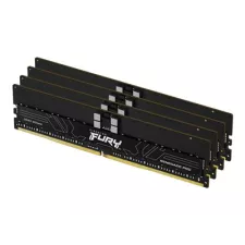obrázek produktu Kingston FURY Renegade Pro - DDR5 - sada - 128 GB: 4 x 32 GB - DIMM 288-pin - 4800 MHz / PC5-38400 - CL36 - 1.1 V - registrovaná - on-die E