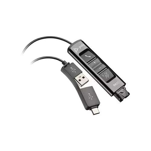 obrázek produktu Poly DA85 USB to QD Black Adapter TAA