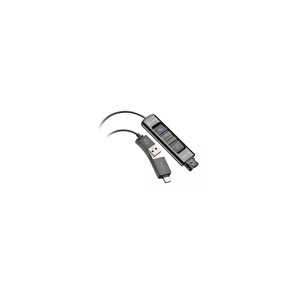 Obrázek produktu Poly DA85-M USB to QD Black Adapter TAA