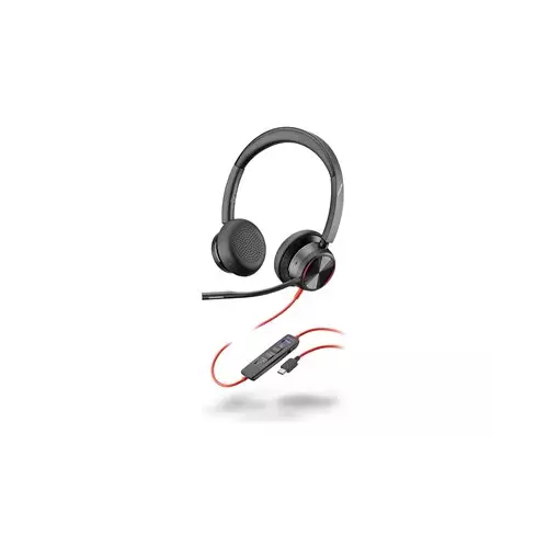 obrázek produktu Poly Blackwire 8225 Stereo Microsoft Teams Certified USB-C Headset +USB-C/A Adapter