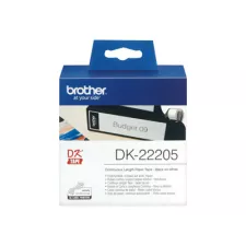 obrázek produktu Brother DK-22205 - Černá na bílé - Role (6,2 cm x 30,5 m) termální papír - pro Brother QL-1050, 1060, 1110, 500, 550, 560, 570, 580, 