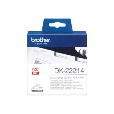 obrázek produktu Brother DK-22214 - Bílá - Role (1,2 cm x 30,5 m) termální papír - pro Brother QL-1050, 1060, 1110, 500, 550, 560, 570, 580, 600, 650, 7