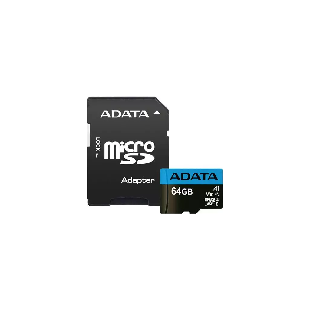 Obrázek produktu ADATA MicroSDXC 64GB UHS-I 100 25MB s + adaptér