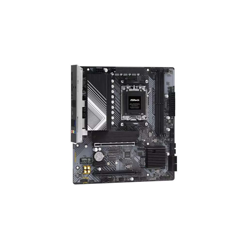 Obrázek produktu ASRock B650M-HDV M.2 AMD B650 AM5 2x DDR5 DIMM 2x M.2 HDMI DP USB-C mATX