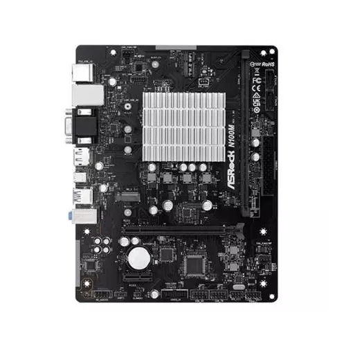 obrázek produktu ASRock MB N100M s integrovaným Intel CPU quad-core N100 (1x DDR4, VGA +HDMI+DPort, PCI-E, 2xSATA3, M.2 , 7.1, GLAN, mini