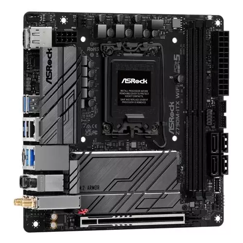 obrázek produktu ASRock Z790M-ITX WIFI Intel Z790 LGA1700 2x DDR5 2x M.2 HDMI DP USB-C WiFi Mini-ITX