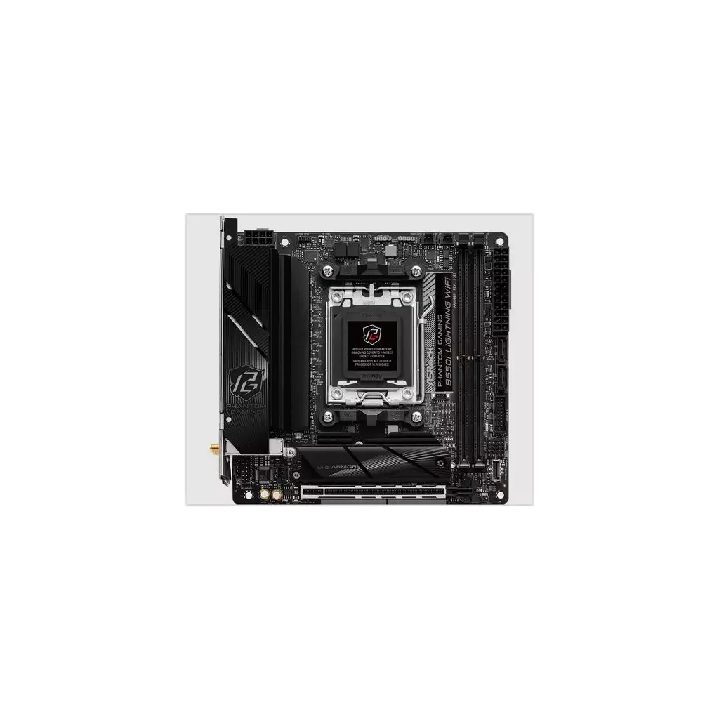 Obrázek produktu ASRock B650I LIGHTNING WIFI (AM5, amd B650, 2xDDR5 7200Nhz, PCIE 4.0, HDMI, 2xSATA3 +2xM.2, USB3.2 G2, GLAN 2,5G, mini I