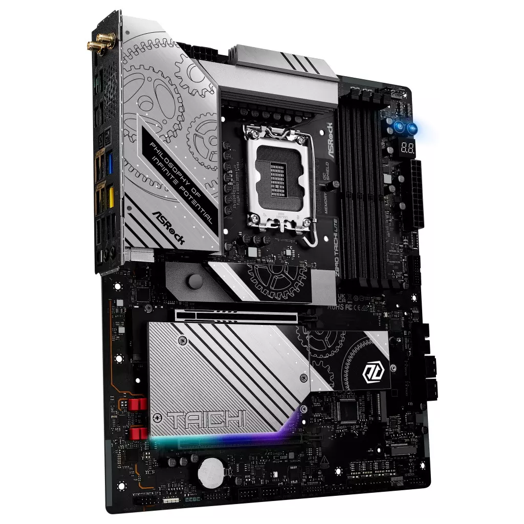 Obrázek produktu ASRock Z890 Taichi Lite Intel Z890 LGA1851 4x DDR5 6x M.2 2x Thunderbolt 4 WiFi ATX
