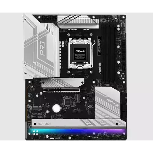 obrázek produktu ASRock B850 pro RS (AM5, amd B850, 4xDDR5, PCIE 5.0, HDMI, 4xSATA3 +4xM.2, USB3.2 G2x2, GLAN 2,5G, ATX)
