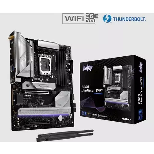 obrázek produktu ASRock B860 LIVEMIXER WIFI (Intel 1851, 4xDDR5, WIFI, ATX)