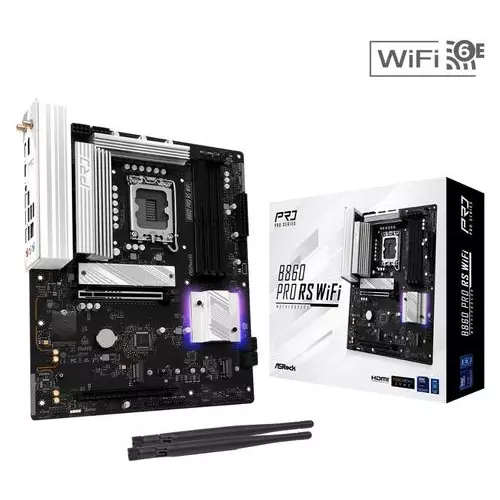 obrázek produktu ASRock B860 pro RS WIFI (Intel 1851, 4xDDR5, WIFI, ATX)