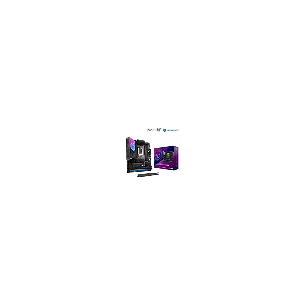 Obrázek produktu ASRock LGA1851 B860M Lightning WiFi, Intel B860, 4xDDR5, 1xThunderbolt, 1xDP, 1xHDMI, WiFi, mATX