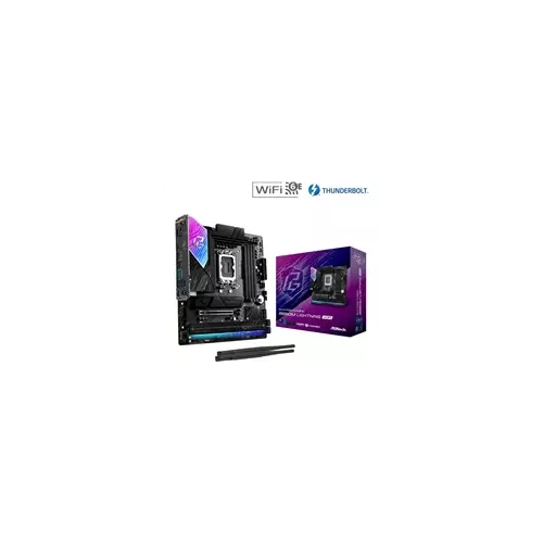 obrázek produktu ASRock LGA1851 B860M Lightning WiFi, Intel B860, 4xDDR5, 1xThunderbolt, 1xDP, 1xHDMI, WiFi, mATX