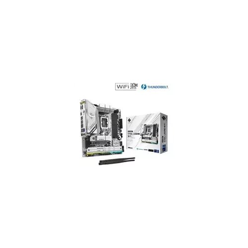 obrázek produktu ASRock LGA1851 B860M Steel Legend WiFi, Intel B860, 4xDDR5, 1xThunderbolt, 1xDP, 1xHDMI, WiFi, mATX
