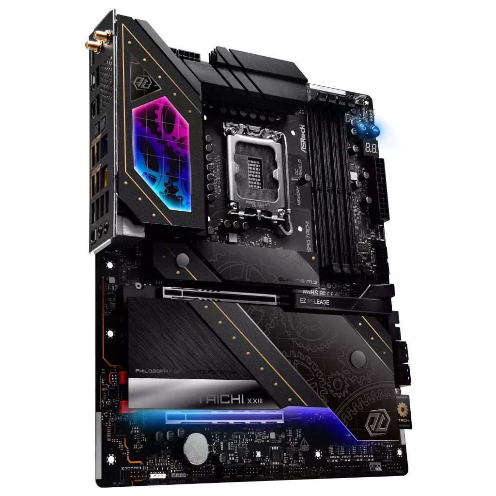 Obrázek produktu ASRock Z890 Taichi Intel Z890 LGA1851 4x DDR5 6x M.2 2x Thunderbolt 4 WiFi ATX