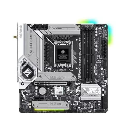 obrázek produktu ASRock MB Sc LGA1700 B760M STEEL LEGEND WIFI, Intel B760, 4xDDR5, 1xDP, 1xHDMI, WI-FI, mATX