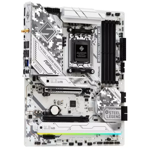 obrázek produktu ASRock B650 Steel Legend WiFi AMD B650 AM5 4x DDR5 DIMM 3x M.2 HDMI DP USB-C WiFi ATX