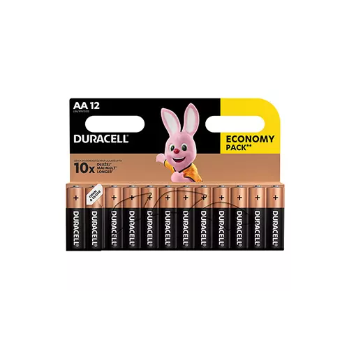 obrázek produktu Baterie Duracell Basic, AA (LR6), blistr, 12-pack, 42305 