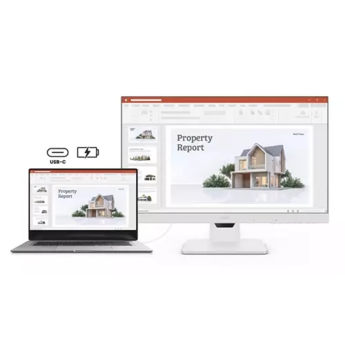 obrázek produktu BenQ GW2786TC 27" IPS 1920×1080 100Hz 5ms DP HDMI USB-C Daisy Chain Jack Repro VESA Pivot bílá