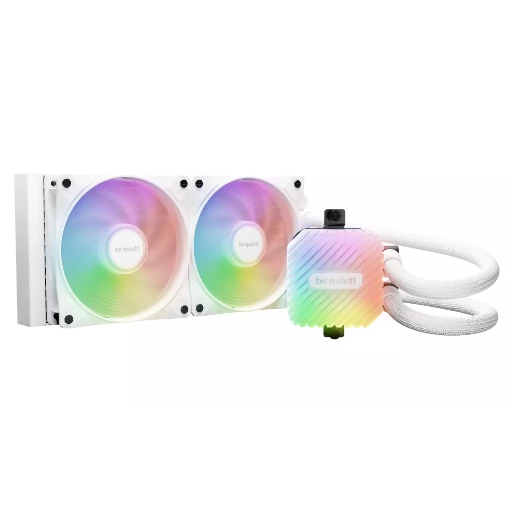 Obrázek produktu Be quiet! Light Loop vodní chladič CPU ARGB 240mm 2x120mm Intel i AMD bílý