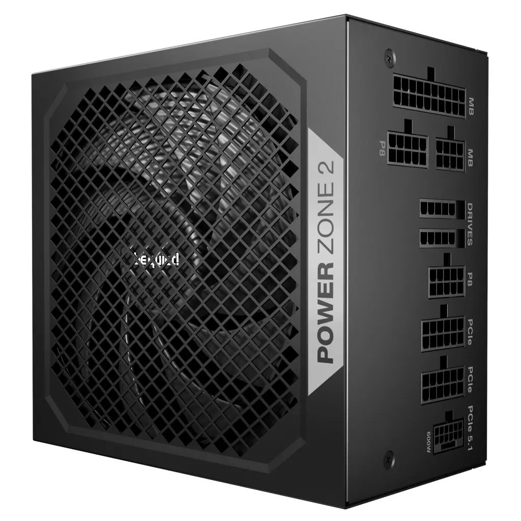 Obrázek produktu Be quiet! zdroj Power zone 2 850W ATX 3.1 140mm fan částečně pasivní 80 PLUS Platinum