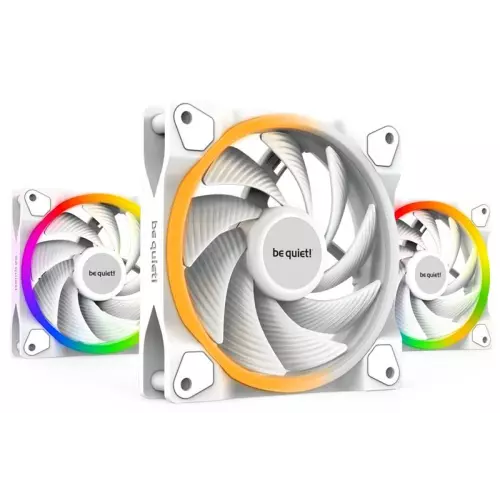 obrázek produktu Be quiet! ventilátor Light Wings White 120mm PWM high speed 3-pack bílý
