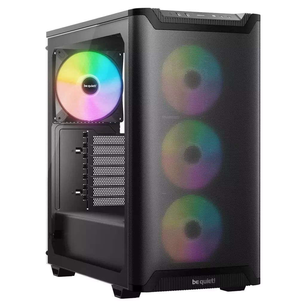 Obrázek produktu Be quiet! skříň Pure Base 501LX ATX 4xARGB fan USB-C 2xUSB 3.2 temperované sklo černá