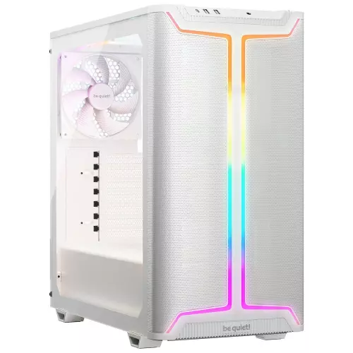 obrázek produktu Be quiet! skříň Pure Base 501DX ATX 3x140mm PWM fan ARGB LED pásek USB3.2 temperované sklo bílá