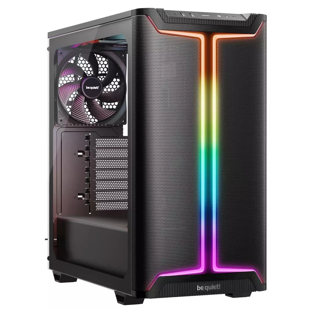 Obrázek produktu Be quiet! skříň Pure Base 501DX ATX 3x140mm PWM fan ARGB LED pásek USB3.2 temperované sklo černá