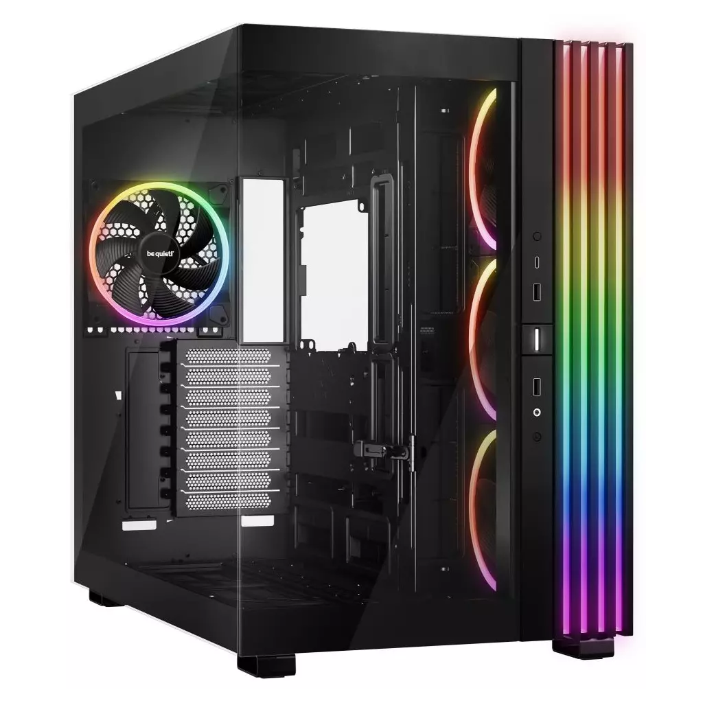 Obrázek produktu Be quiet! skříň LIGHT Base 900FX ATX ARGB pásek 4x140mm ARGB fan 2xUSB 3.0 USB-C panoramatická černá