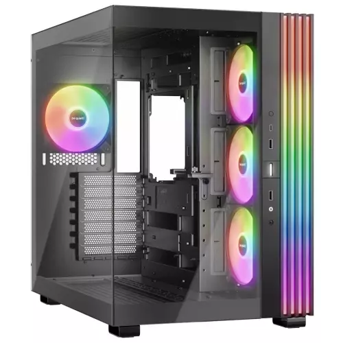 obrázek produktu Be quiet! skříň LIGHT Base 600LX ATX 4x 120mm ARGB fan 2xUSB 3.0 USB-C panoramatická černá