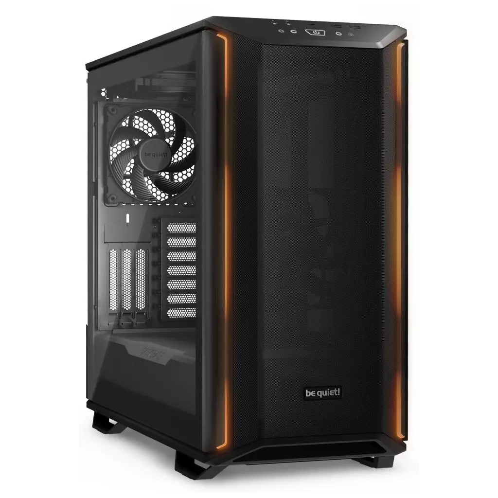 Obrázek produktu Be quiet! skříň Dark Base 701 MidT bez zdroje 3x140mm fan ARGB 1x USB-C + 2x USB3 průhledná bočnice černá