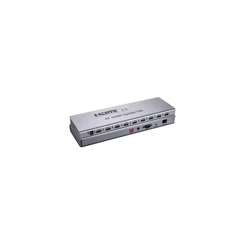 Obrázek produktu PremiumCord HDMI 2.0 splitter 1-8 portů, 4K x 2K/60Hz, FULL HD, 3D, repeater v setu