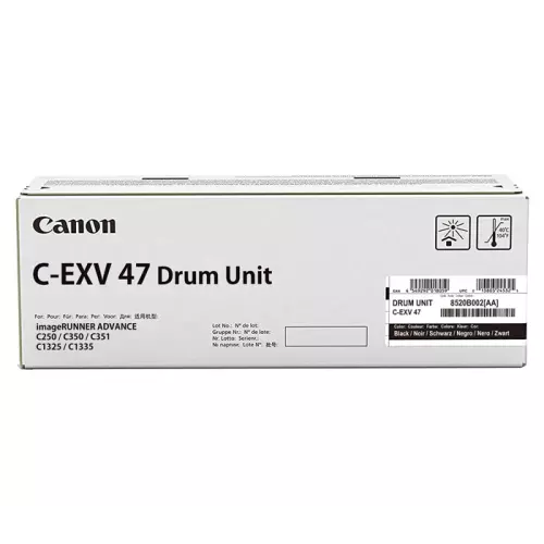 obrázek produktu Canon originální DRUM UNIT C-EXV47 BLACK iR Advance C250 C350 C351 C1335 C1325 Black podle typu 39 000 stran A4 (5%)