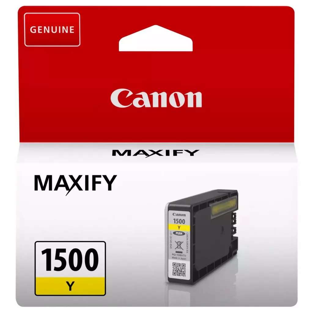Obrázek produktu Canon inkoustová náplň PGI-1500 Y žlutá