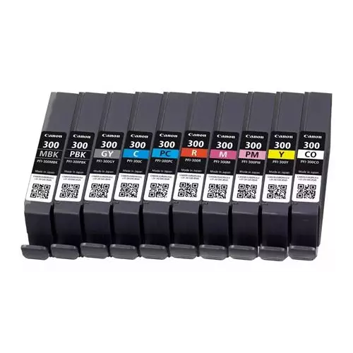 obrázek produktu Canon PFI-300 MBK PBK, C, M, Y, PC, PM, R, GY, CO, Multi Pack | 4192C008 |