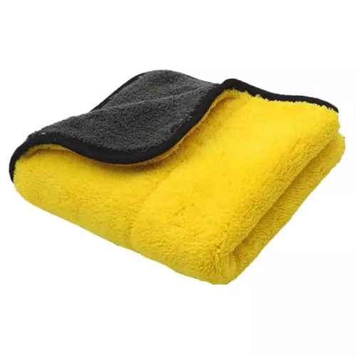 obrázek produktu COLORWAY oboustranná utěrka z mikrovlákna/ 50x60/ 800gsm/ pro automobil/ žluto-šedivá